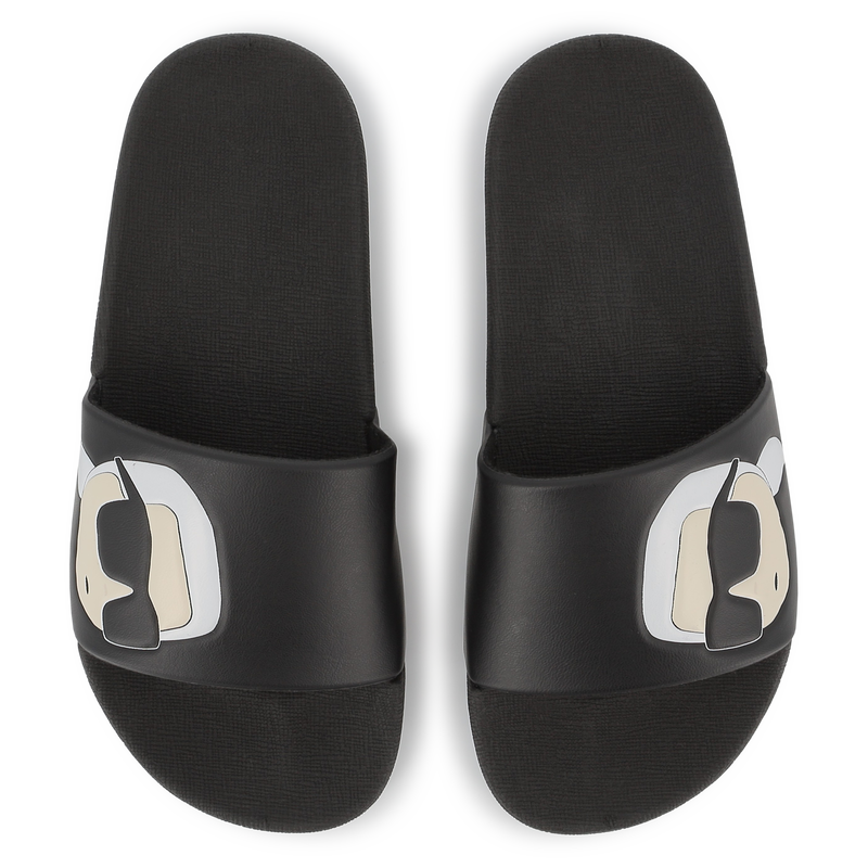 Sliders with design KARL LAGERFELD KIDS 
                    BOY