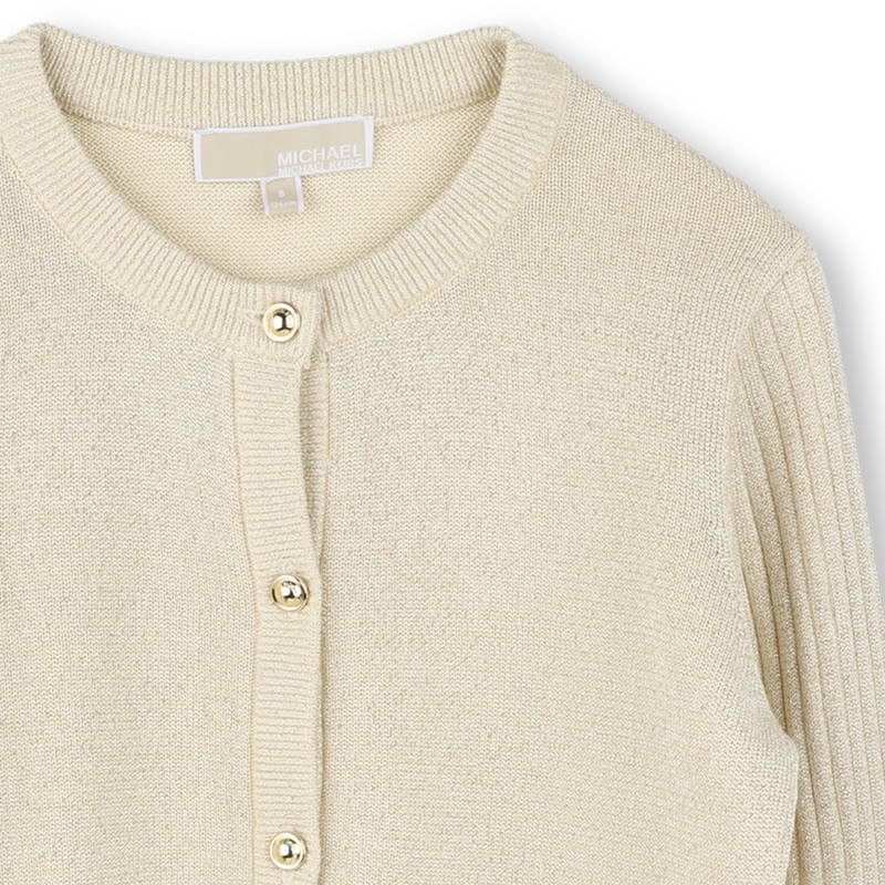 Knitted party cardigan MICHAEL KORS 
                    GIRL