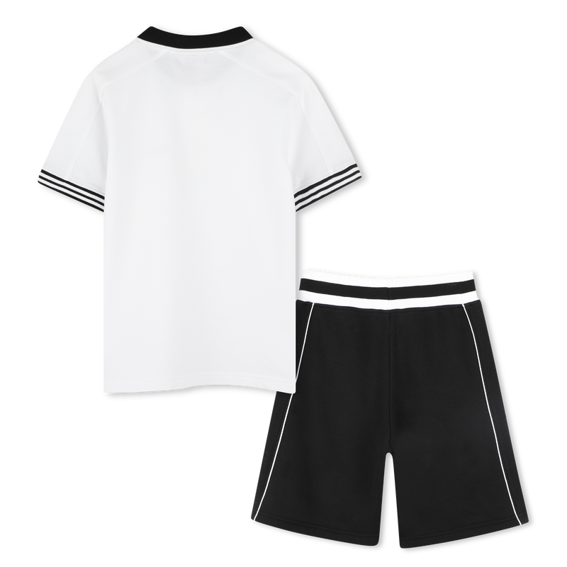 Bermuda shorts and polo shirt DKNY 
                    BOY