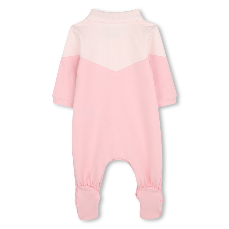 Polo-neck paneled pajamas BOSS 
                    GIRL