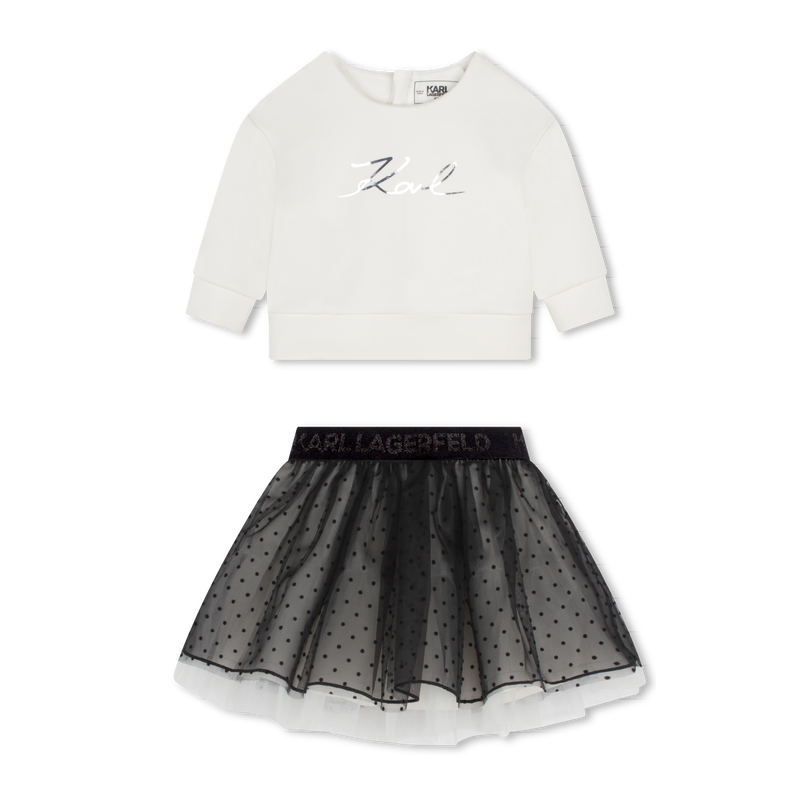 Party Outfit KARL LAGERFELD KIDS 
                    GIRL