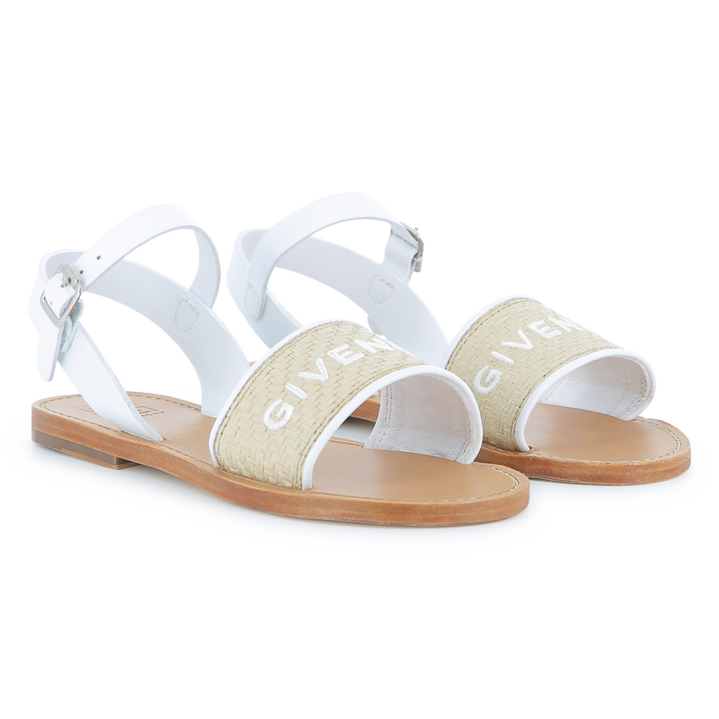 Buckled sandals with leather GIVENCHY 
                    GIRL