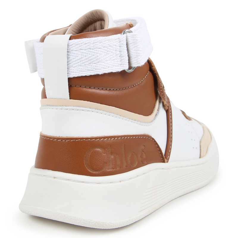 Leather Lace-Up Sneakers CHLOE 
                    GIRL