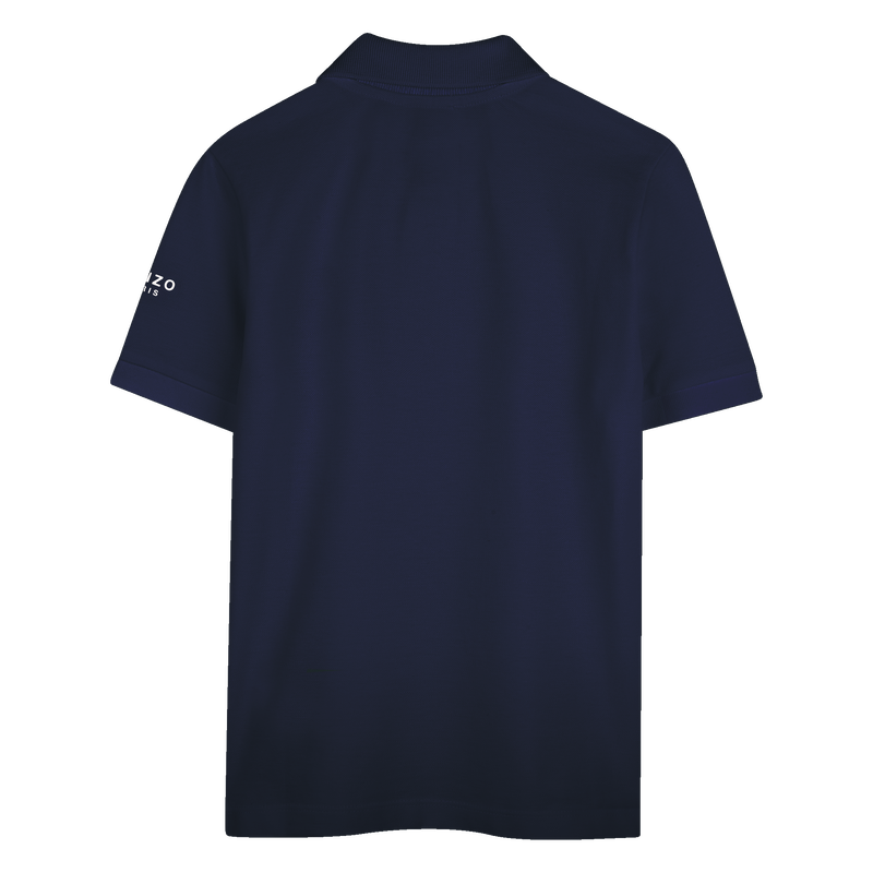 Short-sleeved cotton polo KENZO KIDS 
                    UNISEX