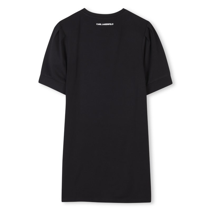 Short-sleeved dress KARL LAGERFELD KIDS 
                    GIRL