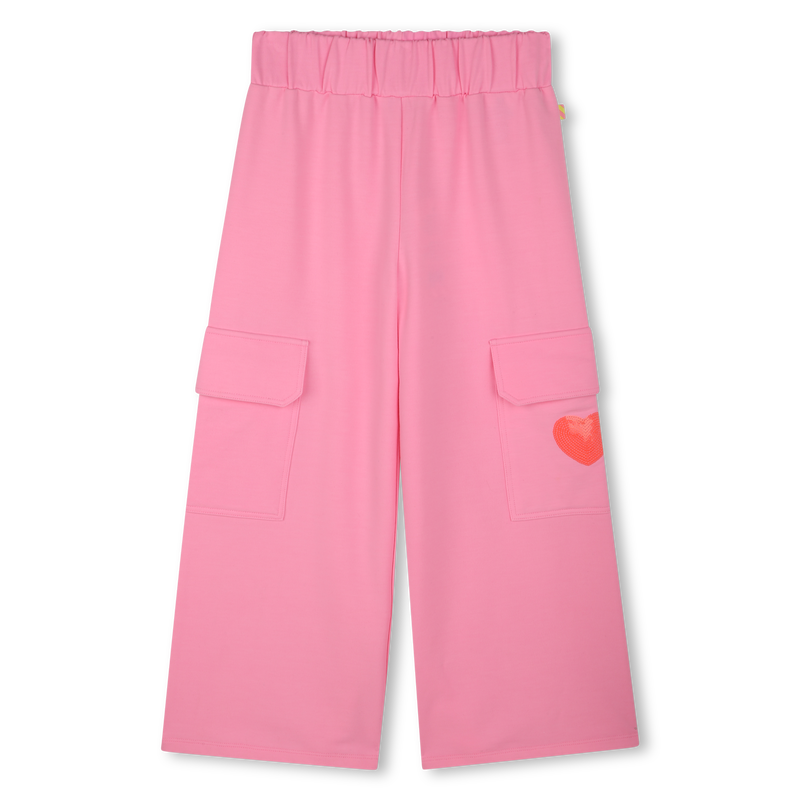 Wide-leg fleece trousers BILLIEBLUSH 
                    GIRL