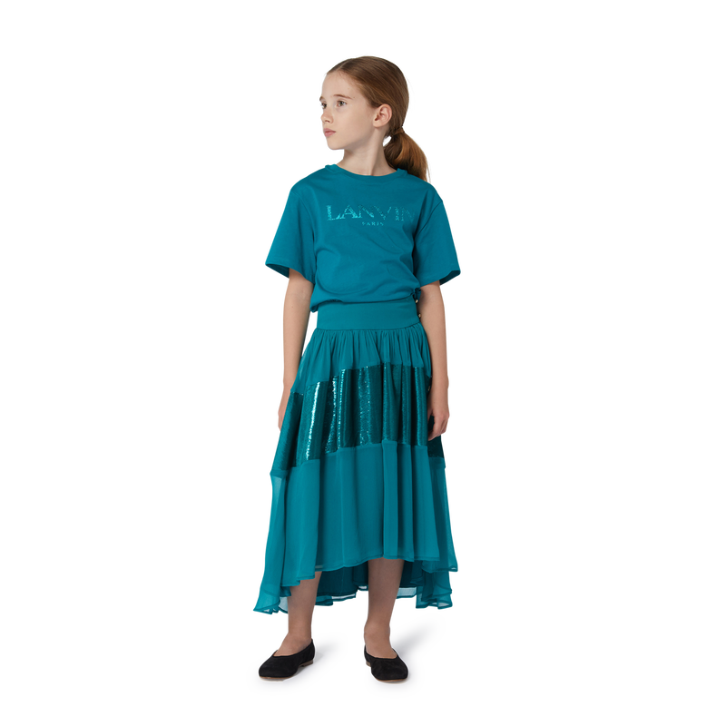 Short-Sleeved Cotton T-Shirt LANVIN 
                    GIRL