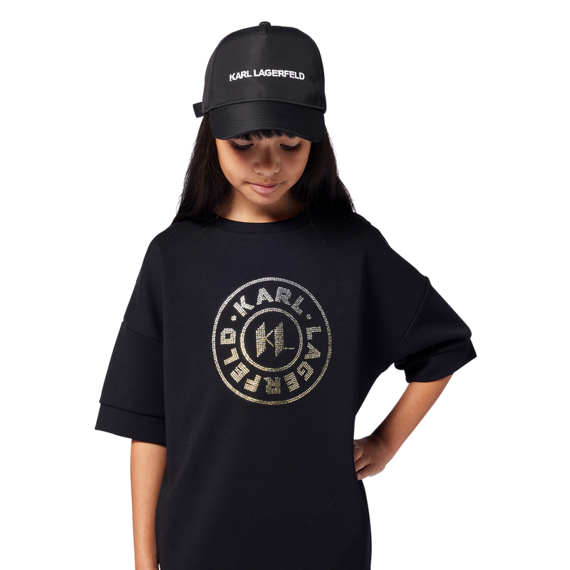 Adjustable embroidered cap KARL LAGERFELD KIDS 
                    BOY