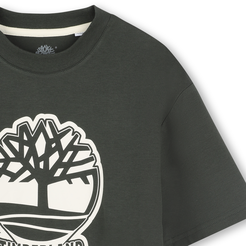 Two-tone T-shirt with logo TIMBERLAND 
                    BOY