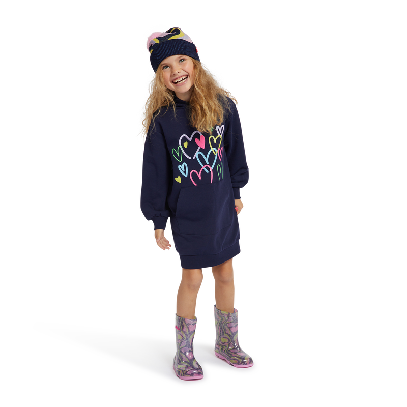 Fleece hoodie dress BILLIEBLUSH 
                    GIRL