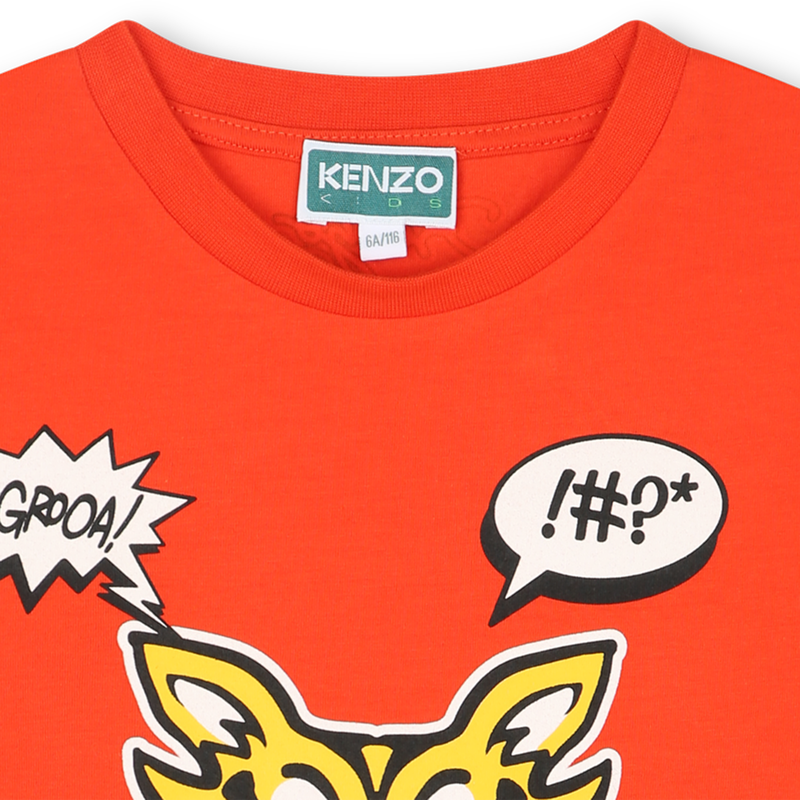 Printed cotton T-shirt KENZO KIDS 
                    BOY