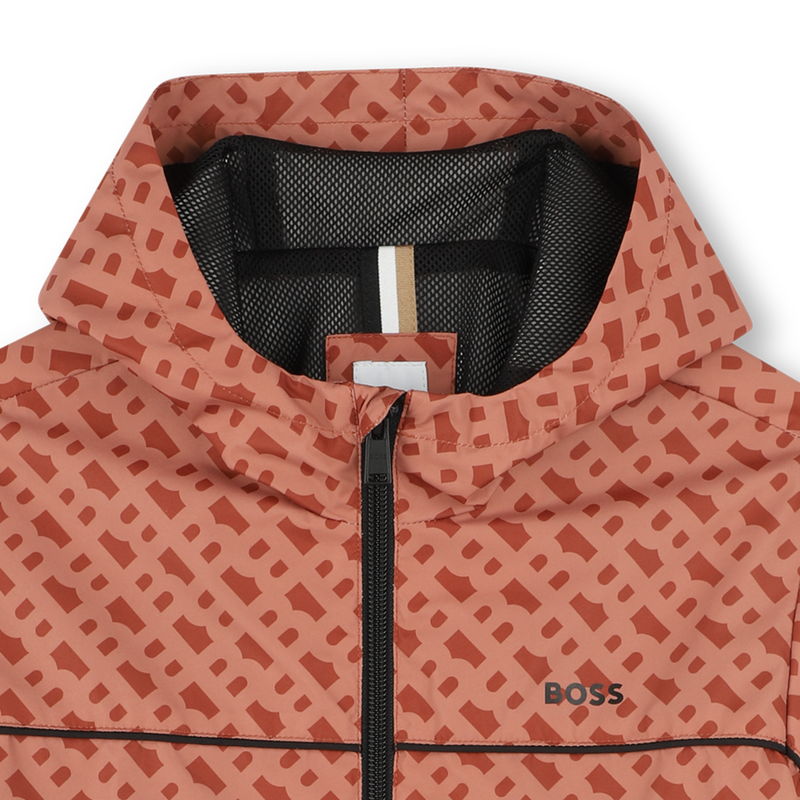 Hooded printed windbreaker BOSS 
                    BOY