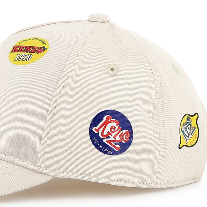 Printed cotton baseball cap KENZO KIDS 
                    UNISEX