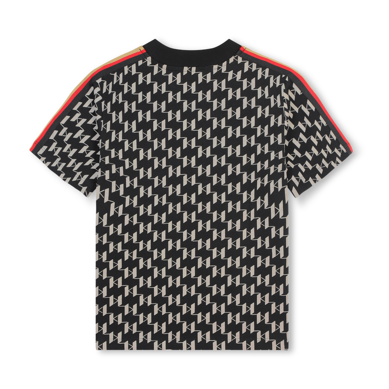 Short-Sleeved Cotton T-Shirt KARL LAGERFELD KIDS 
                    BOY