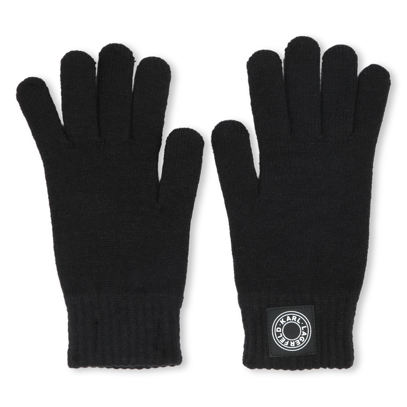 Knitted Gloves KARL LAGERFELD KIDS 
                    BOY