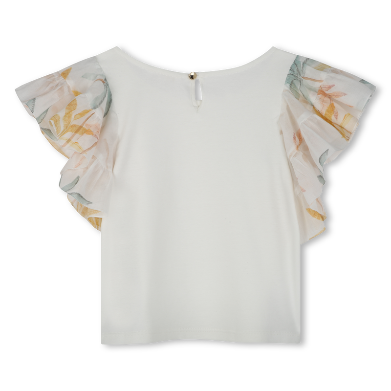 T-shirt with frilled sleeves CHLOE 
                    GIRL