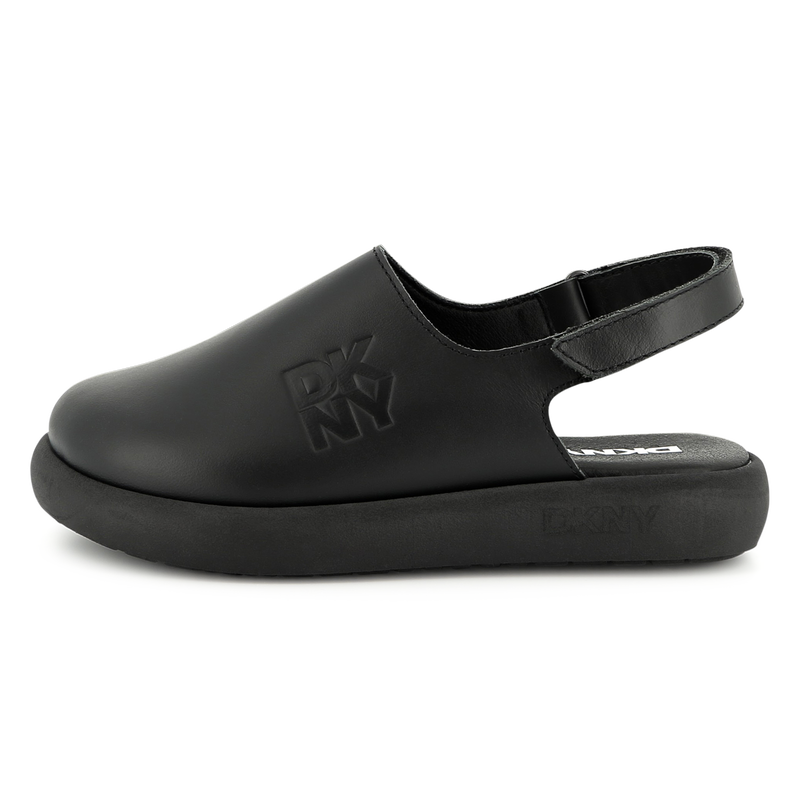 Leather Velcro clogs DKNY 
                    UNISEX