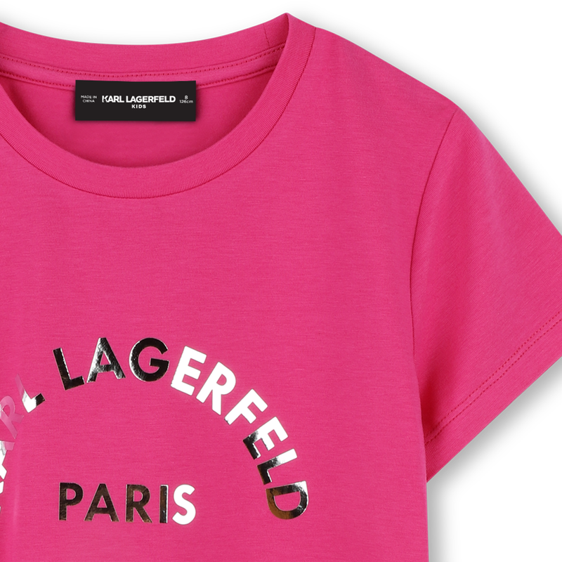 Short-sleeved T-shirt KARL LAGERFELD KIDS 
                    GIRL