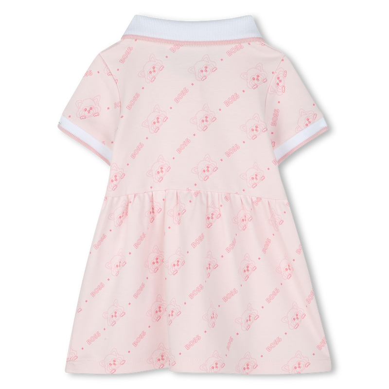 Printed polo-neck dress BOSS 
                    GIRL