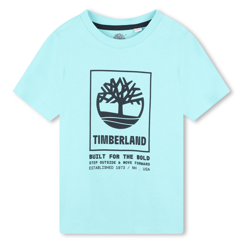 Short-Sleeved Cotton T-Shirt TIMBERLAND 
                    BOY