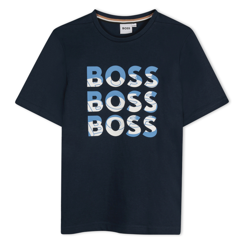 Short-sleeved cotton T-shirt BOSS 
                    BOY