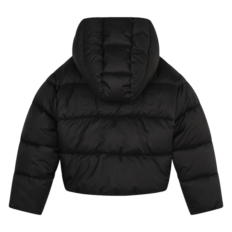 Zip-up hooded puffer BOSS 
                    GIRL