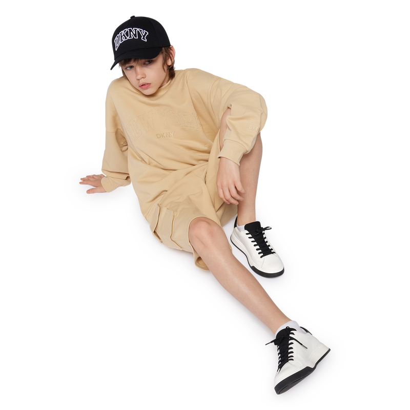 Leather lace-up sneakers DKNY 
                    UNISEX