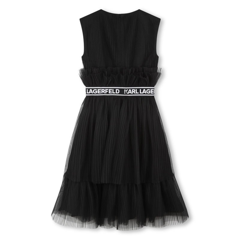 Pleated Formal Dress KARL LAGERFELD KIDS 
                    GIRL