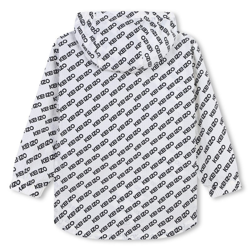 Hooded Water-Repellent Jacket KENZO KIDS 
                    UNISEX