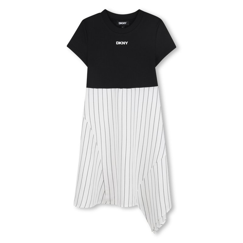 Bi-material party dress DKNY 
                    GIRL