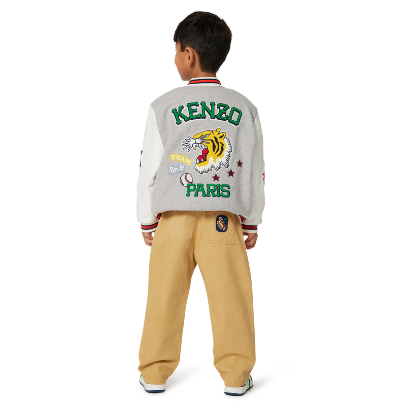 Adjustable cotton trousers KENZO KIDS 
                    UNISEX