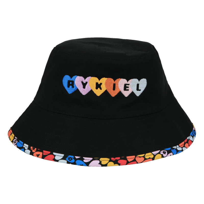 Reversible Cotton Bucket Hat SONIA RYKIEL 
                    GIRL