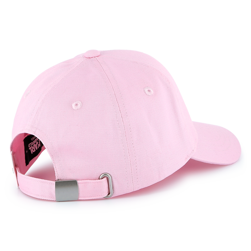 Adjustable cotton baseball cap KARL LAGERFELD KIDS 
                    GIRL