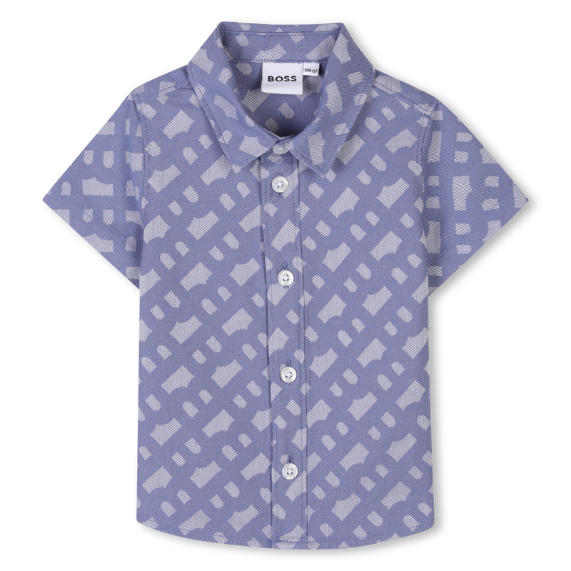 Short-sleeved cotton shirt BOSS 
                    BOY