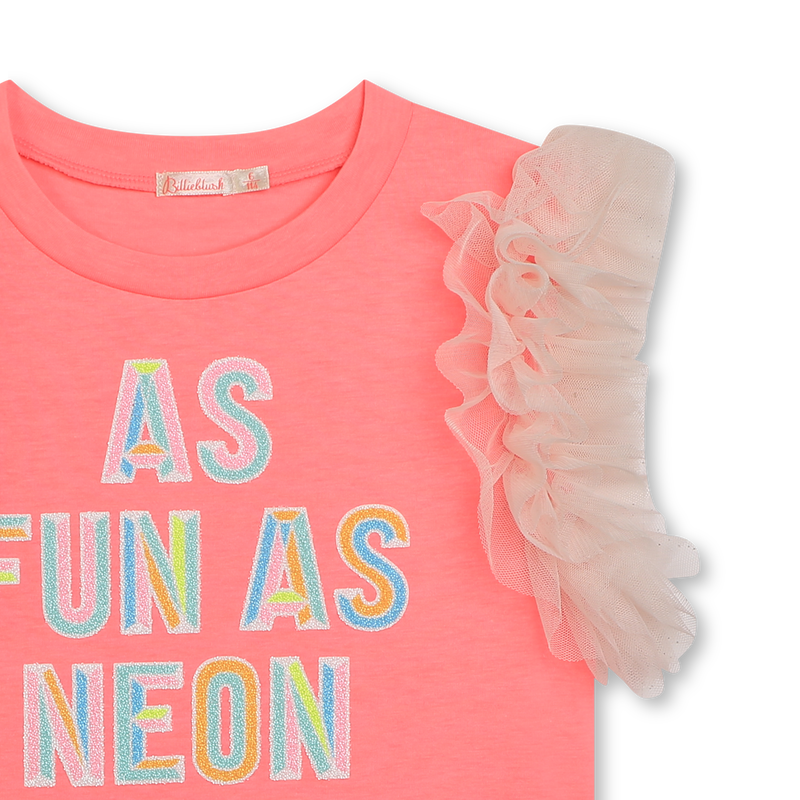 Tulle sleeved t-shirt BILLIEBLUSH 
                    GIRL