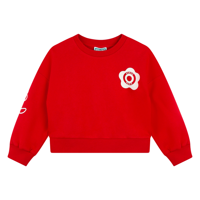 Cotton Fleece Sweatshirt KENZO KIDS 
                    GIRL