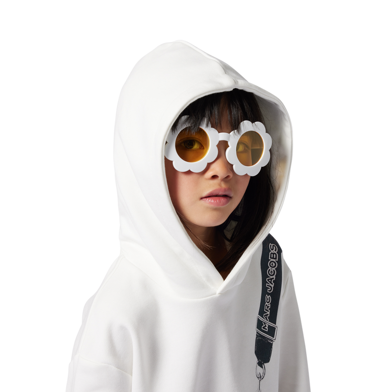 Hooded fleece sweatshirt THE MARC JACOBS 
                    GIRL