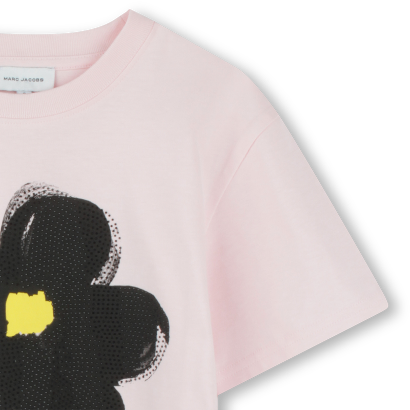 Short-sleeved cotton T-shirt THE MARC JACOBS 
                    GIRL
