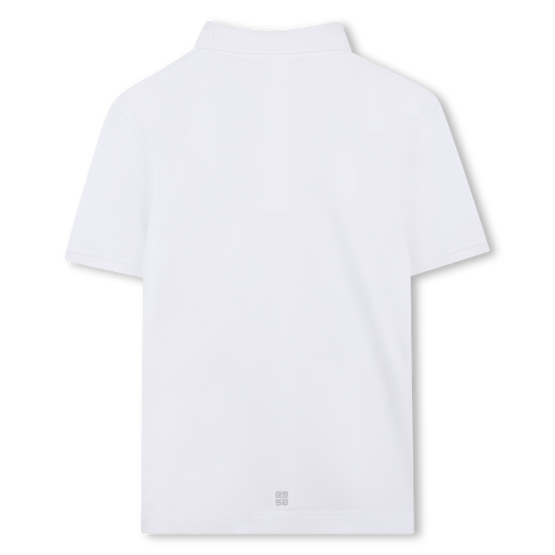 Short-sleeved cotton polo GIVENCHY 
                    BOY