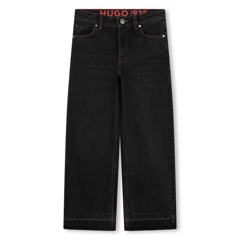Frayed Edge Relaxed Jeans HUGO 
                    GIRL