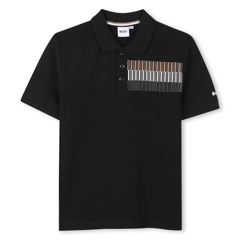 Straight polo with stripes BOSS 
                    BOY