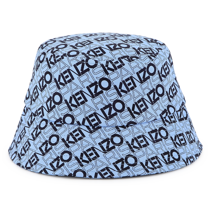 Printed cotton bucket hat KENZO KIDS 
                    UNISEX