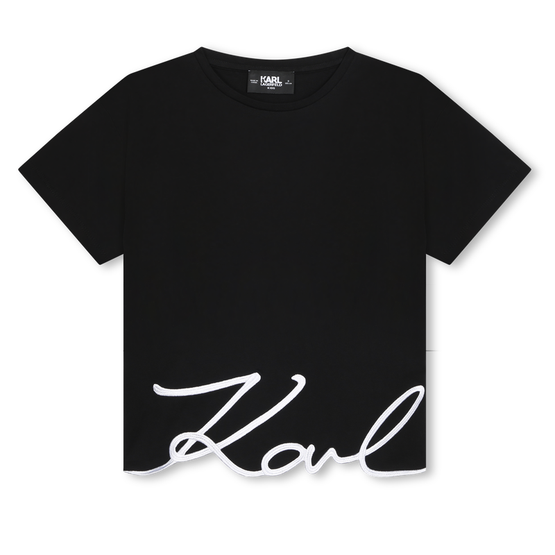 Signature Logo Tee KARL LAGERFELD KIDS 
                    GIRL