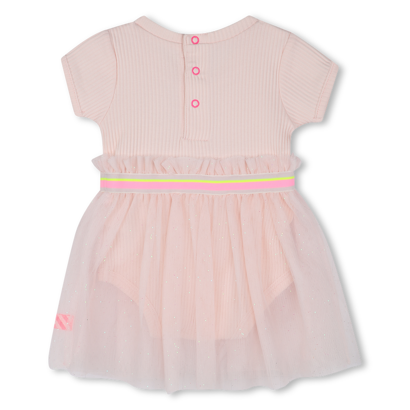 Layered dress with heart patch BILLIEBLUSH 
                    GIRL