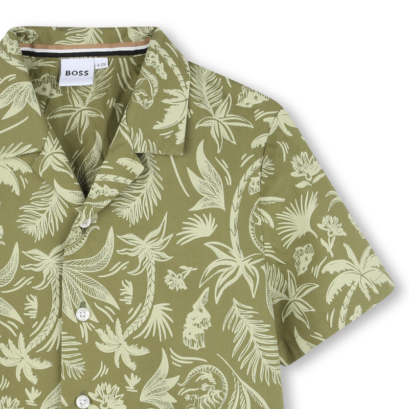 Cotton poplin shirt BOSS 
                    BOY