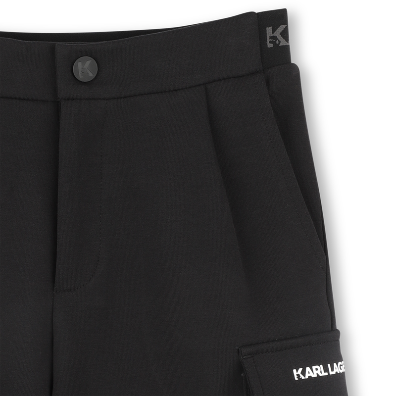 Bermuda shorts with pockets KARL LAGERFELD KIDS 
                    BOY