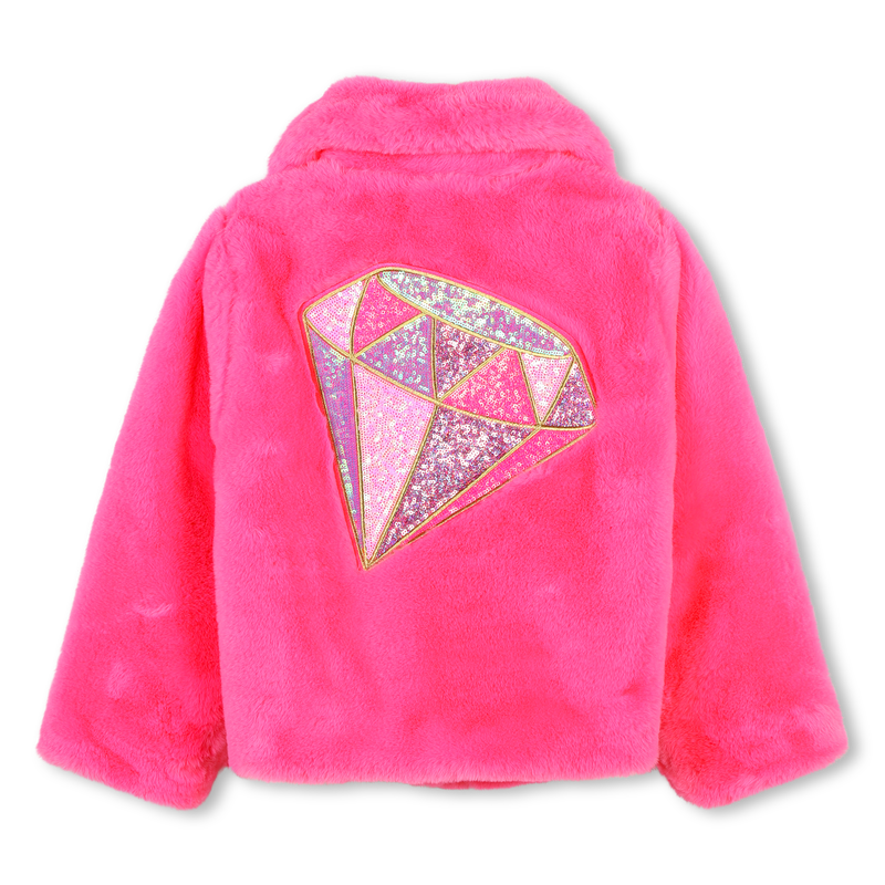 Fluffy Fleece Coat BILLIEBLUSH 
                    GIRL