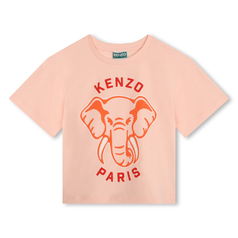 Elephant print t-shirt KENZO KIDS 
                    GIRL