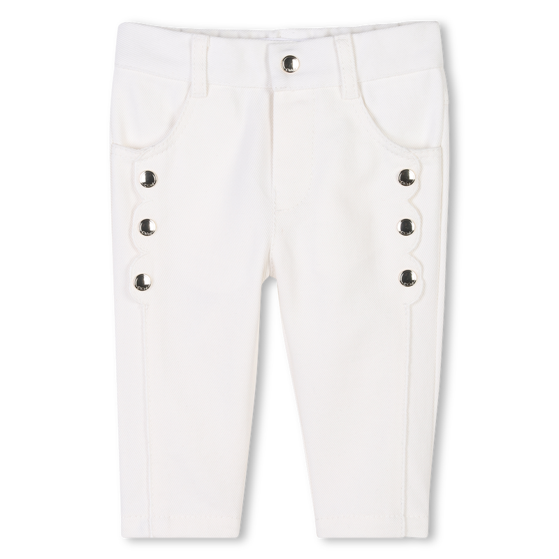 Cotton twill trousers CHLOE 
                    GIRL