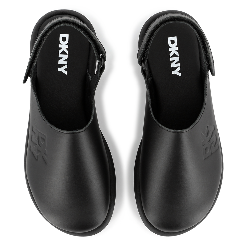 Leather Velcro clogs DKNY 
                    UNISEX